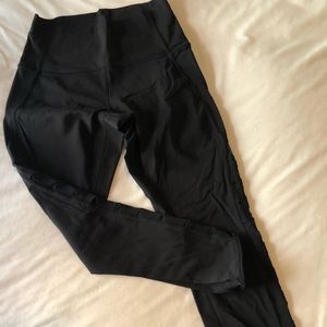 Black lululemon leggings 7/8 length